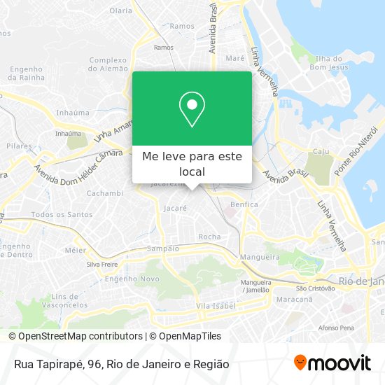 Rua Tapirapé, 96 mapa