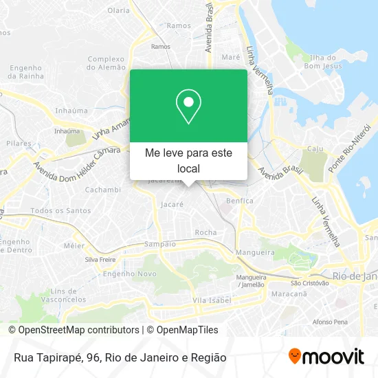 Rua Tapirapé, 96 mapa