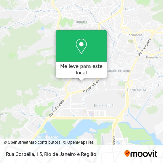 Rua Corbélia, 15 mapa