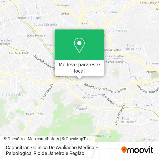Capacitran - Clinica De Avaliacao Medica E Psicologica mapa