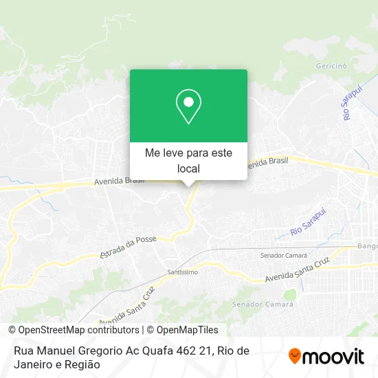 Rua Manuel Gregorio Ac Quafa 462 21 mapa