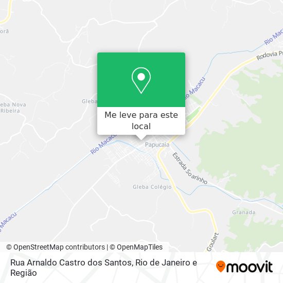 Rua Arnaldo Castro dos Santos mapa