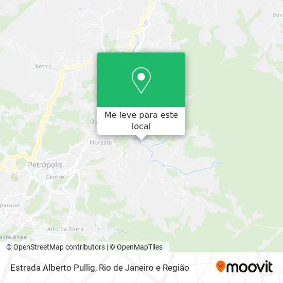 Estrada Alberto Pullig mapa