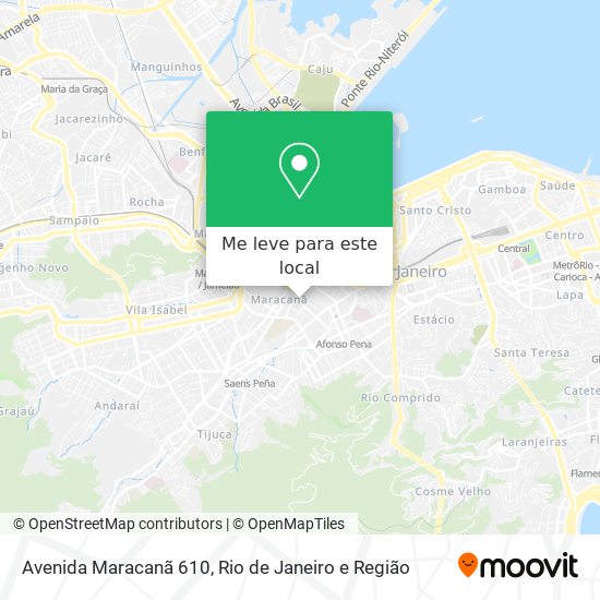 Avenida Maracanã 610 mapa