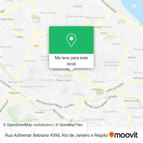 Rua Adhemar Bebiano 4596 mapa