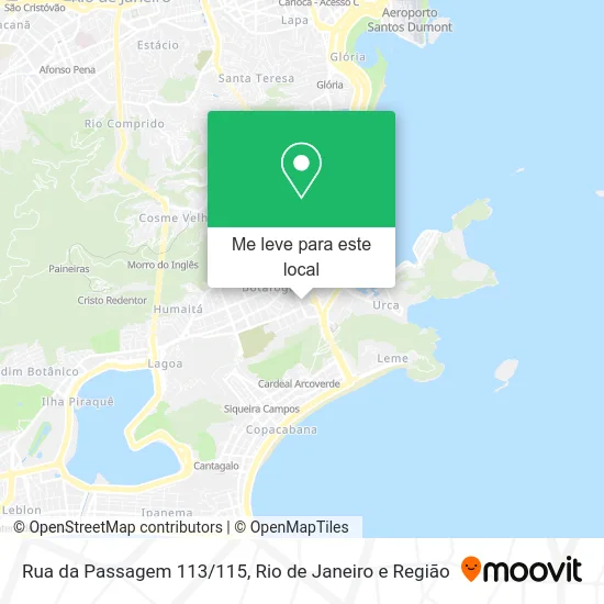 Rua da Passagem 113/115 mapa