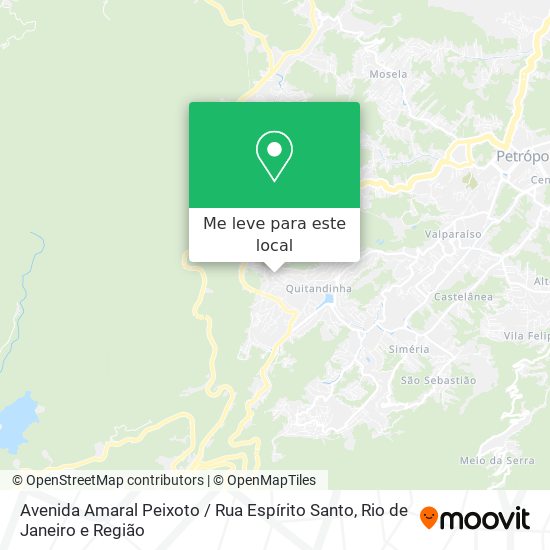Avenida Amaral Peixoto / Rua Espírito Santo mapa