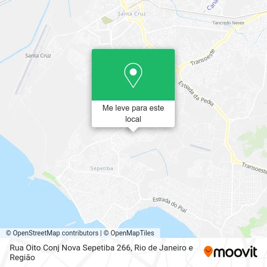 Rua Oito Conj Nova Sepetiba 266 mapa