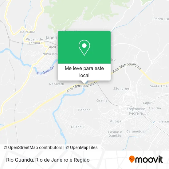 Rio Guandu mapa