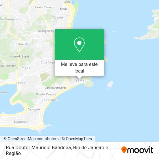 Rua Doutor Maurício Bandeira mapa