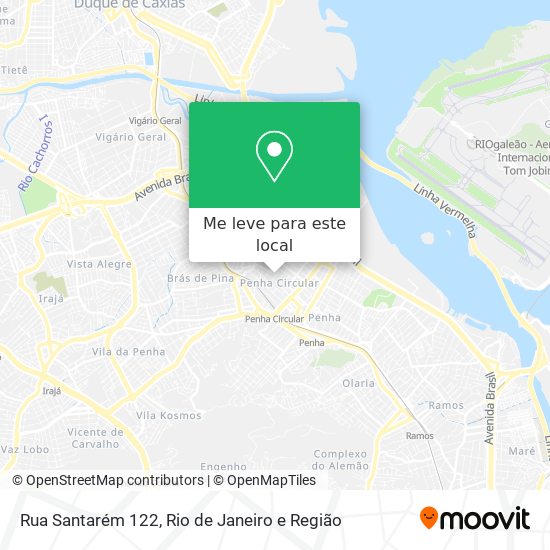 Rua Santarém 122 mapa