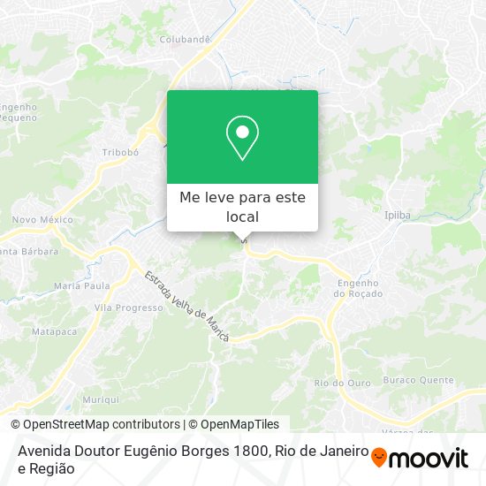 Avenida Doutor Eugênio Borges 1800 mapa