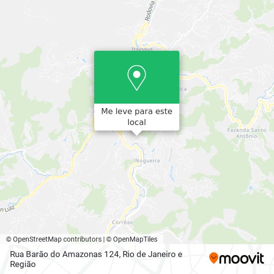 Rua Barão do Amazonas 124 mapa