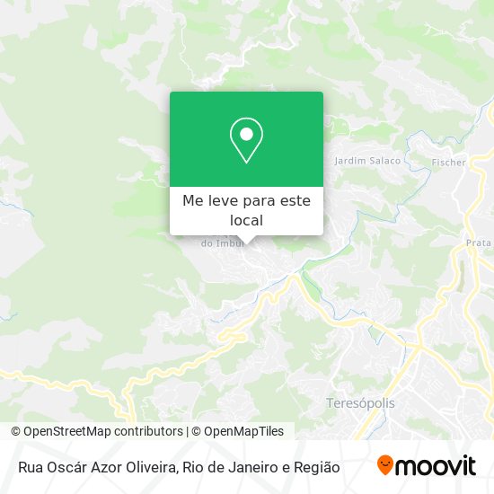 Rua Oscár Azor Oliveira mapa