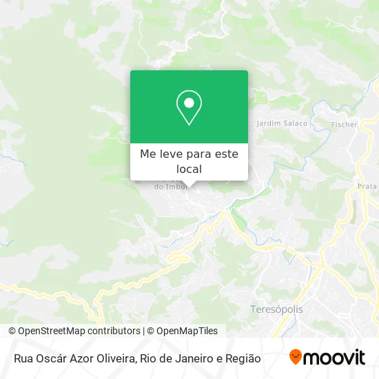 Rua Oscár Azor Oliveira mapa