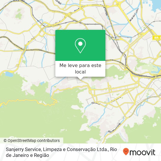 Sanjerry Service, Limpeza e Conservação Ltda. mapa