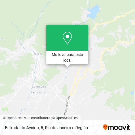 Estrada do Aviário, 5 mapa