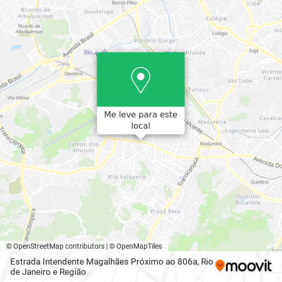 Estrada Intendente Magalhães Próximo ao 806a mapa