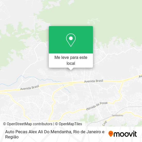 Auto Pecas Alex Ali Do Mendanha mapa