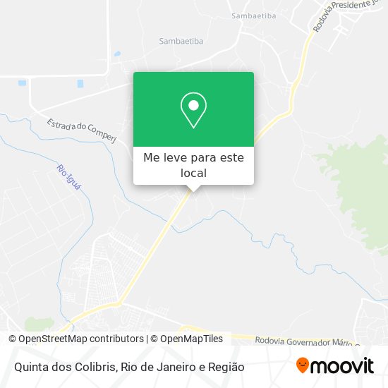 Quinta dos Colibris mapa