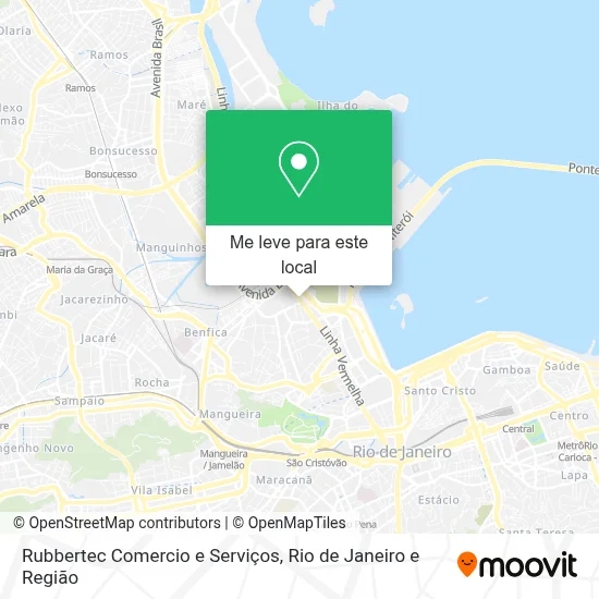 Rubbertec Comercio e Serviços mapa