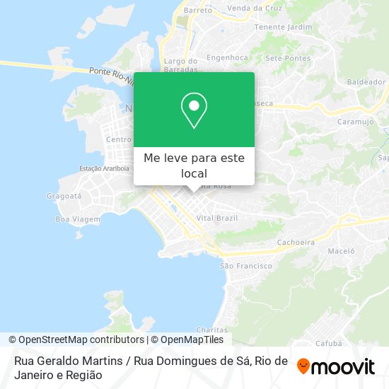 Rua Geraldo Martins / Rua Domingues de Sá mapa