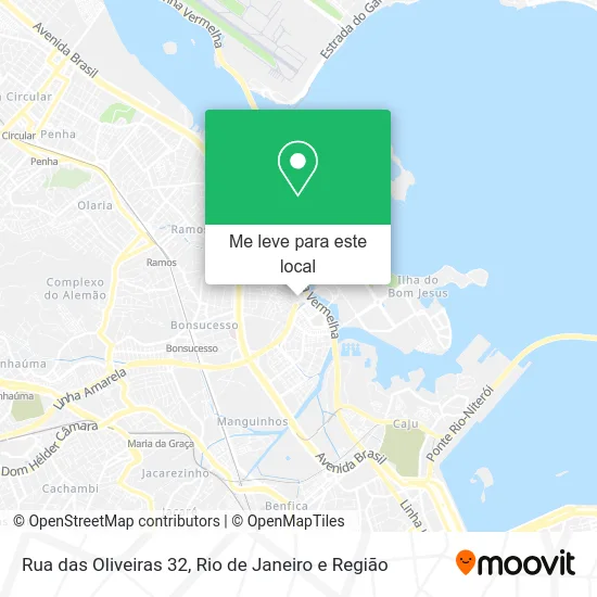Rua das Oliveiras 32 mapa