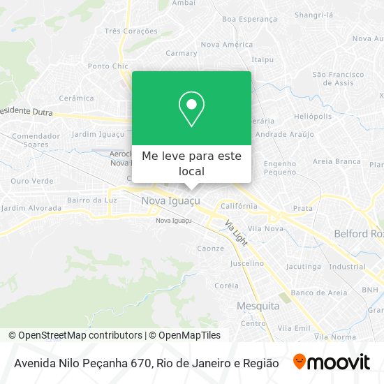 Avenida Nilo Peçanha 670 mapa