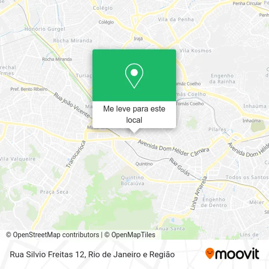 Rua Silvio Freitas 12 mapa