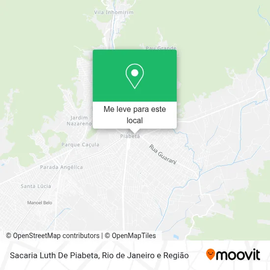 Sacaria Luth De Piabeta mapa
