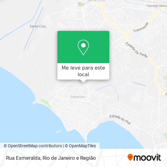 Rua Esmeralda mapa