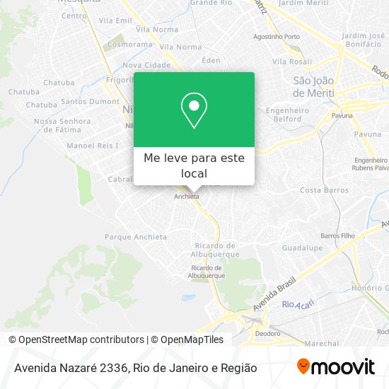 Avenida Nazaré 2336 mapa