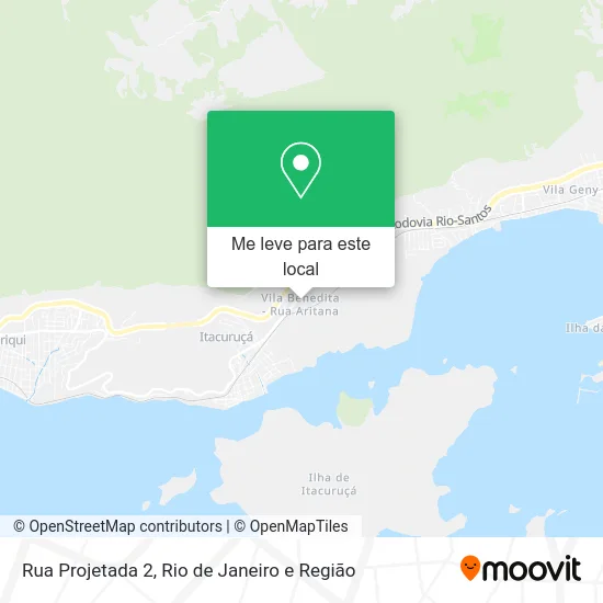 Rua Projetada 2 mapa