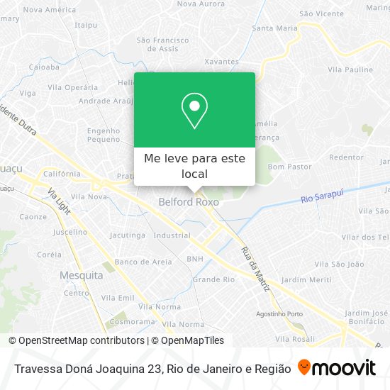 Travessa Doná Joaquina 23 mapa