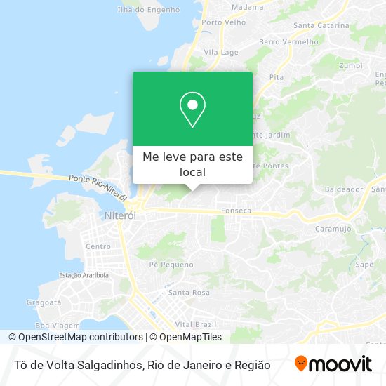 Tô de Volta Salgadinhos mapa