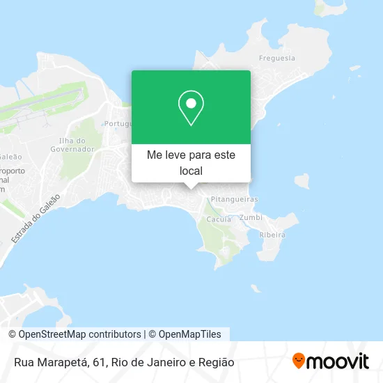 Rua Marapetá, 61 mapa