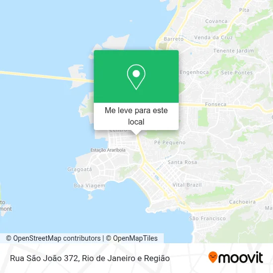 Rua São João 372 mapa