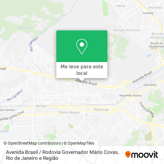 Avenida Brasil / Rodovia Governador Mário Covas mapa