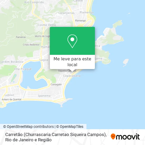 Carretão (Churrascaria Carretao Siqueira Campos) mapa