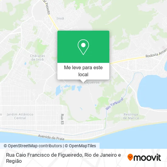 Rua Caio Francisco de Figueiredo mapa