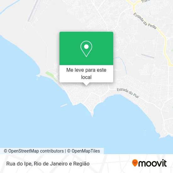 Rua do Ipe mapa