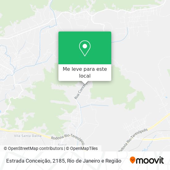 Estrada Conceição, 2185 mapa