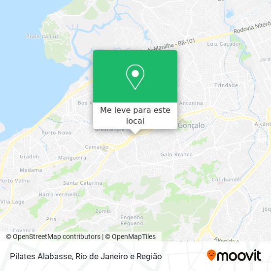 Pilates Alabasse mapa