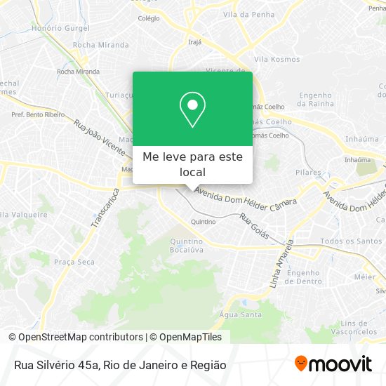 Rua Silvério 45a mapa