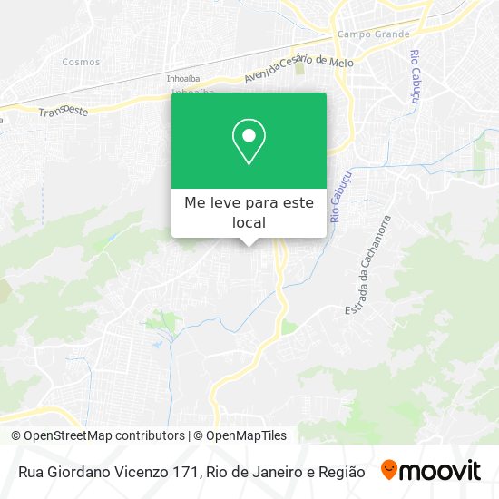 Rua Giordano Vicenzo 171 mapa