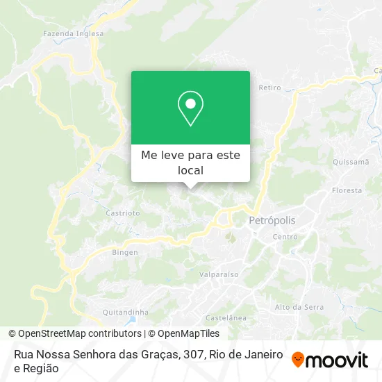 Rua Nossa Senhora das Graças, 307 mapa