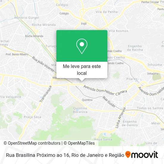 Rua Brasilina Próximo ao 16 mapa