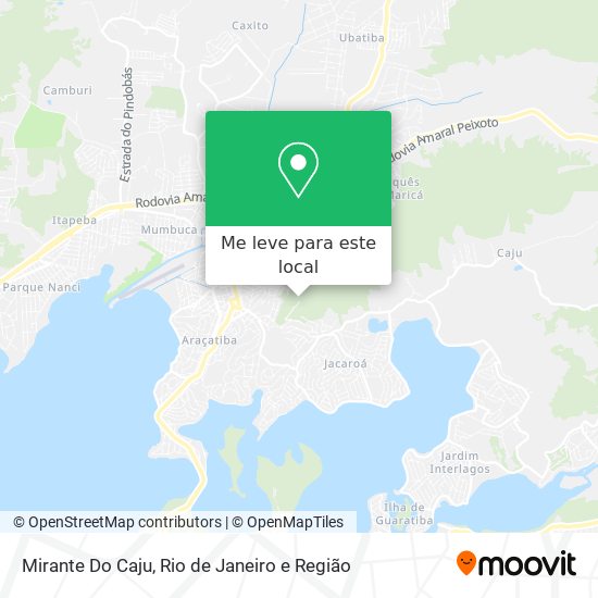 Mirante Do Caju mapa