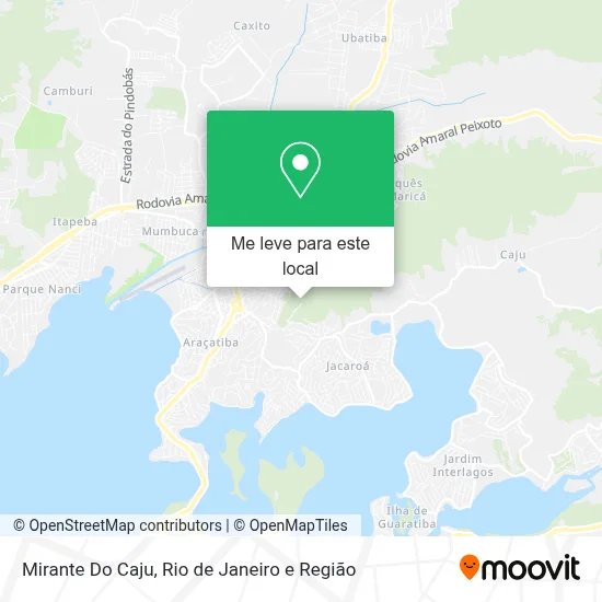 Mirante Do Caju mapa