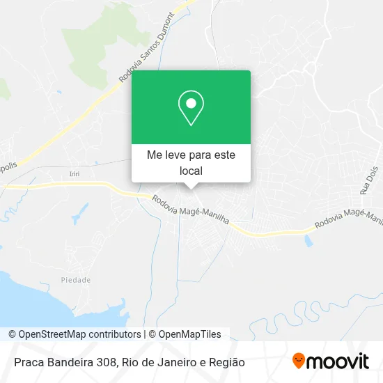 Praca Bandeira 308 mapa